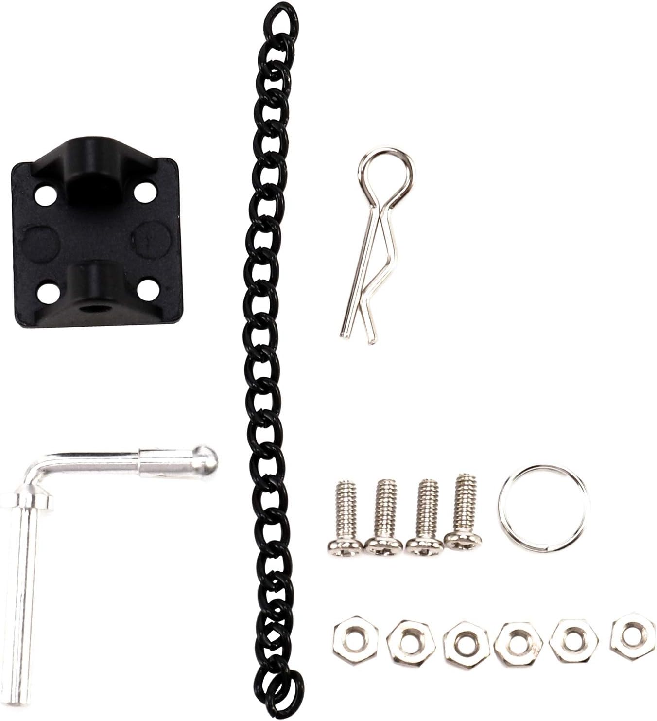 1/10 Rc Rock Crawler Metall-anhängerkupplung Für Axial Scx10 90046 Cc01 D90 D110