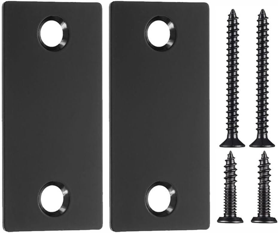 Set Mit 2 Türlochabdeckungen Aus Edelstahl Inklusive Befestigungsschrauben