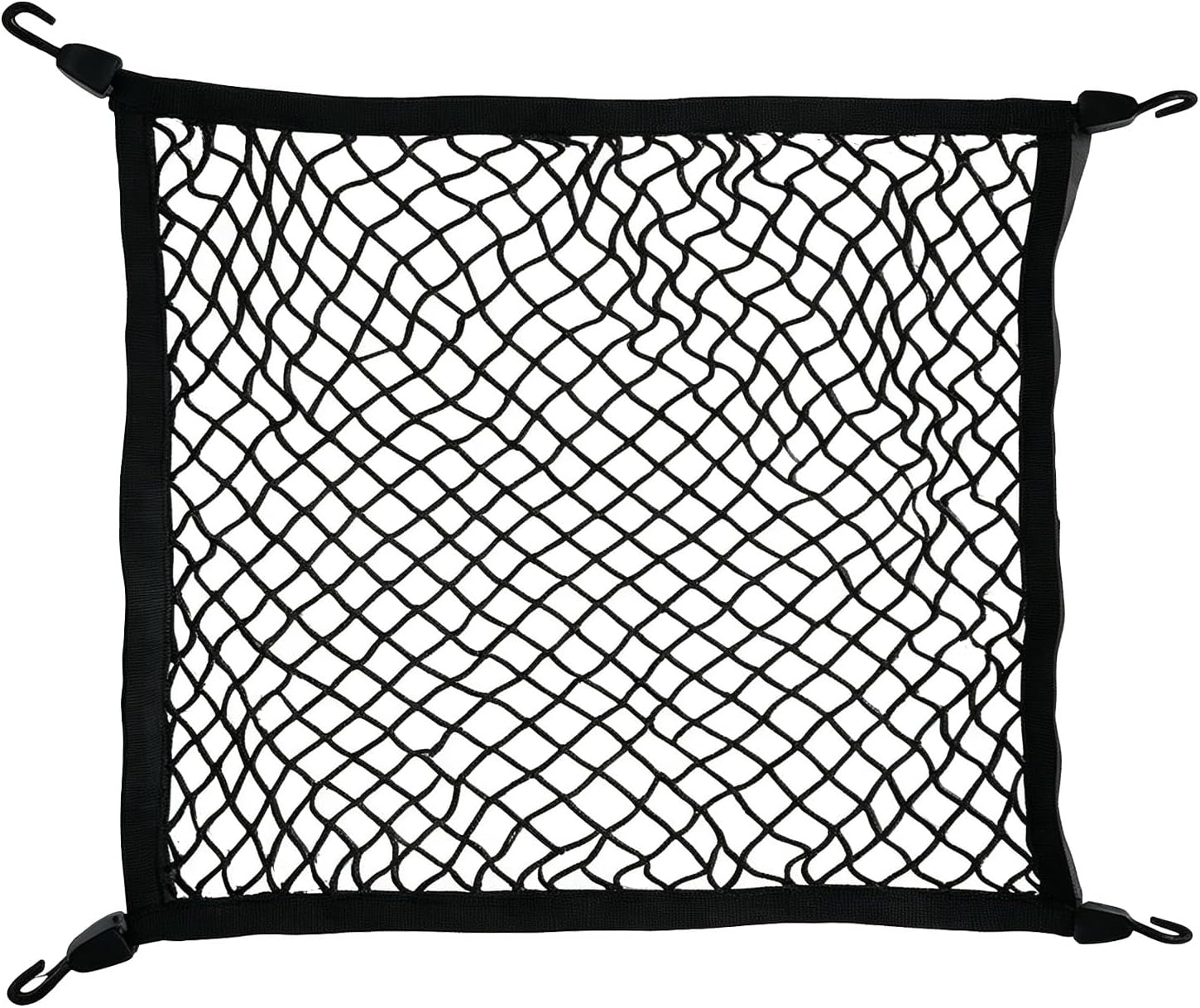 Ladenetz Mit 4 Haken, Elastisches Ladungssicherungsnetz, 60 X 40 Cm