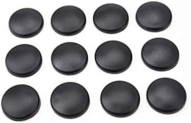 Set Mit 12 Praktischen Aufklebern Für Den Fahrzeuginnenraum – Rostfrei – Schraubenschutz – Schwarz