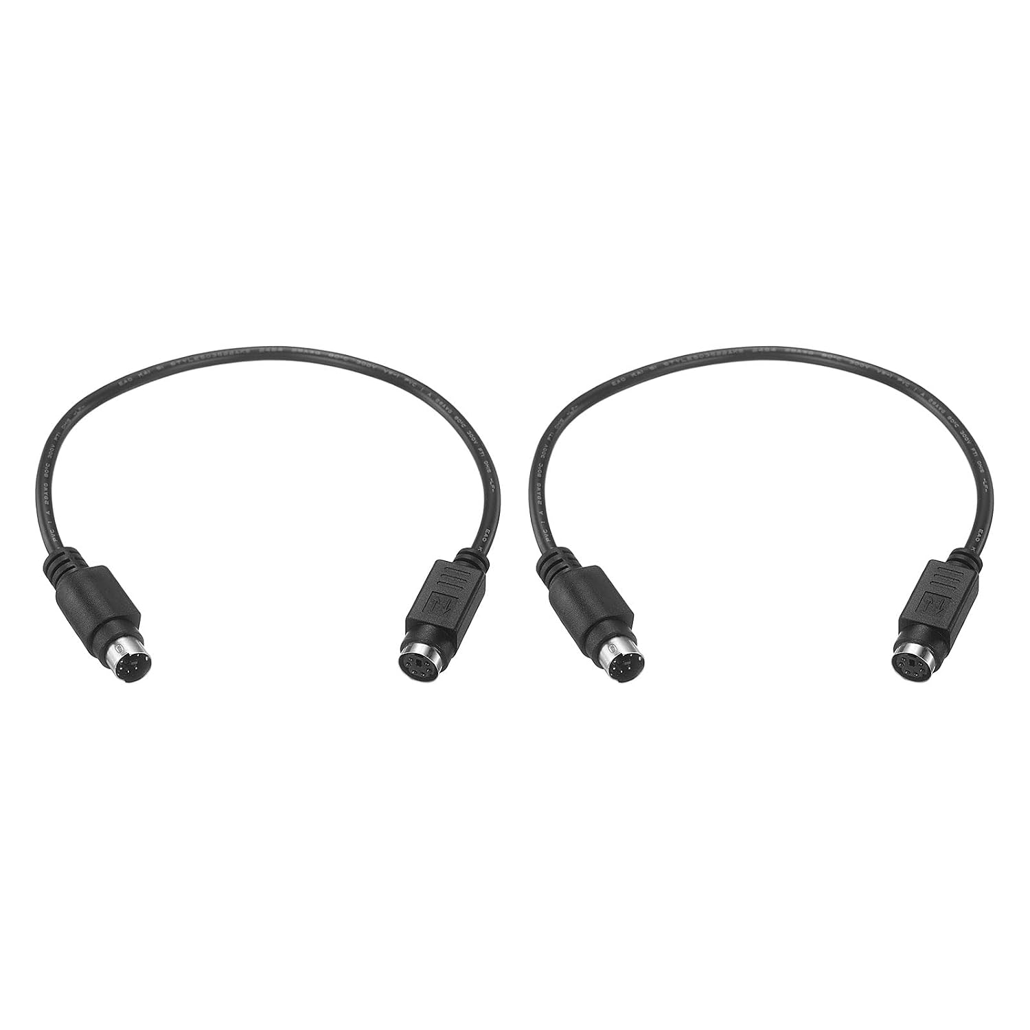 Ps/2 Maus-verlängerungskabel, 30 Cm, Ul2464-zertifiziert, 2er-pack