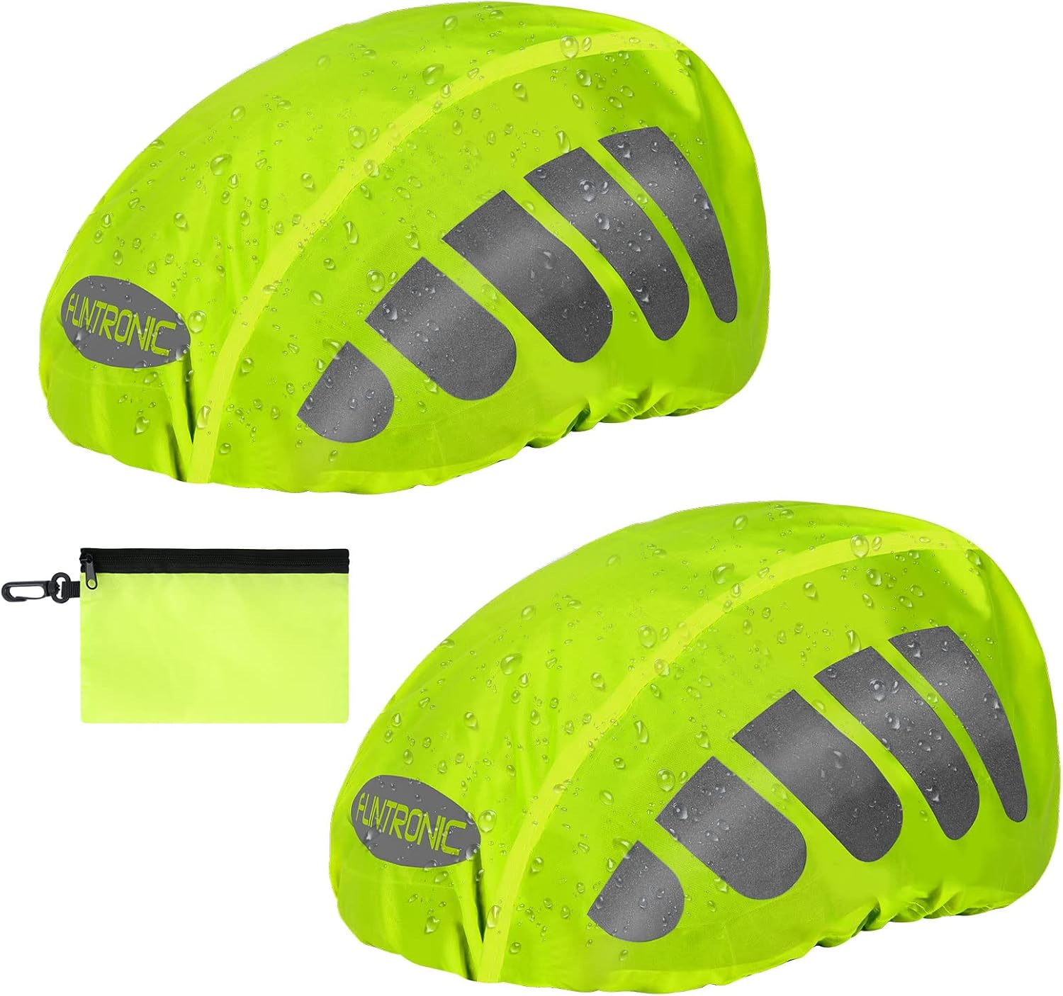 Wasserdichter Fahrradhelmüberzug, Staubdichter Fahrradhelmüberzug Mit Hoher Sichtbarkeit, Reflektierender Helmüberzug, Regenschutz Für Fahrradhelme