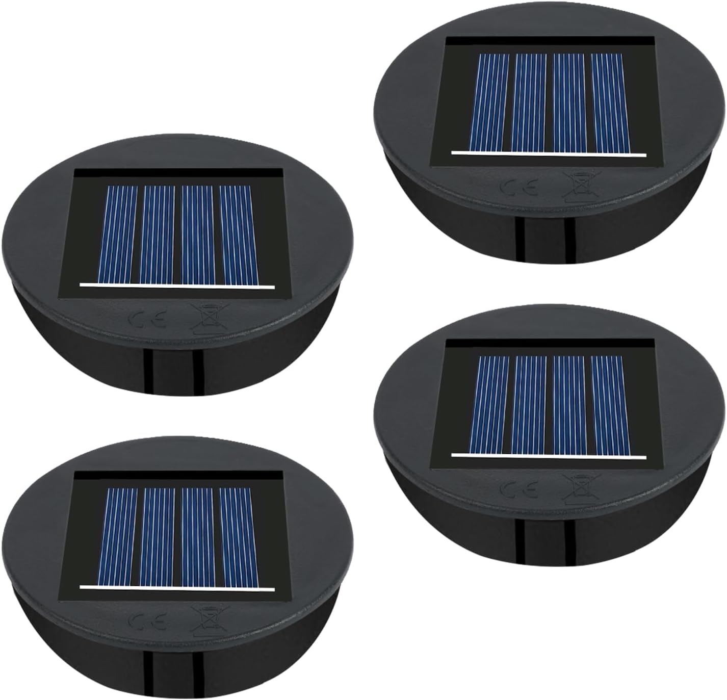 Ersatz-solarleuchten, Ersatzabdeckung Für Solarlaternen, 4er-pack Ersatz-solarlaternenleuchten Für 8-cm-laternen, Ersatz-solarabdeckungen Für Die Außendekoration