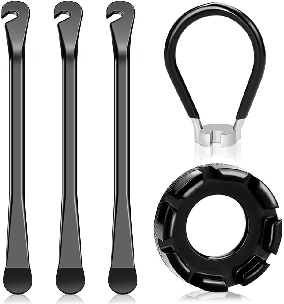 Set Mit 5 Fahrradspeichenschlüsseln, Fahrradreifenhebern, Fahrradreparatur- Und Demontagewerkzeug, Metall-reifenheber-montagewerkzeug, Für Mountainbikes, Rennräder Und E-bikes