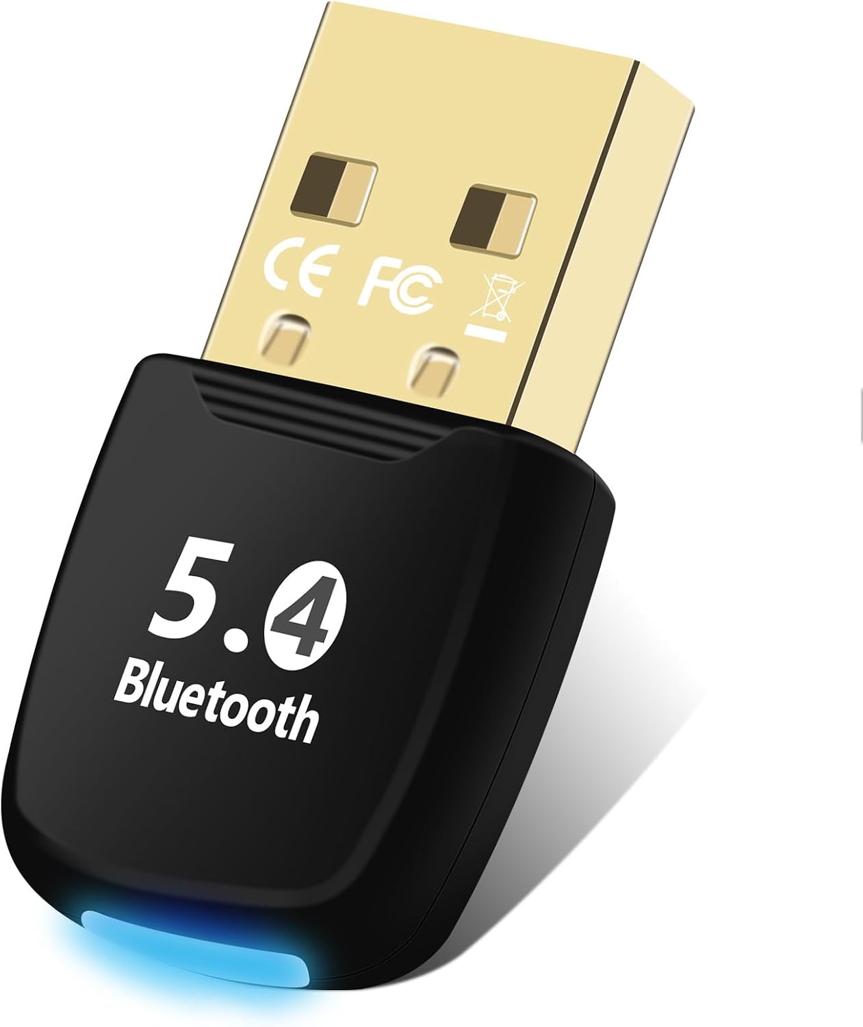 Bluetooth 5.4-adapter, Usb-bluetooth-adapter, Bluetooth 5.4-dongle Für Tastatur, Maus, Headset, Gamecontroller, Lautsprecher, Kopfhörer – Plug & Play Mit Windows 7/8.1/10/11