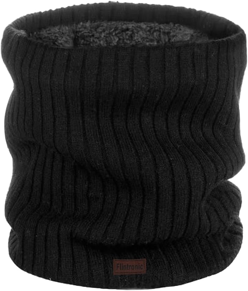 Halswärmer, Winter-schlauchschal, Unisex-fleece-halswärmer, Dicker, Weicher, Elastischer Fleece-schal, Winddichter Winterschal Für Sport, Motorradfahren, Radfahren, Skifahren