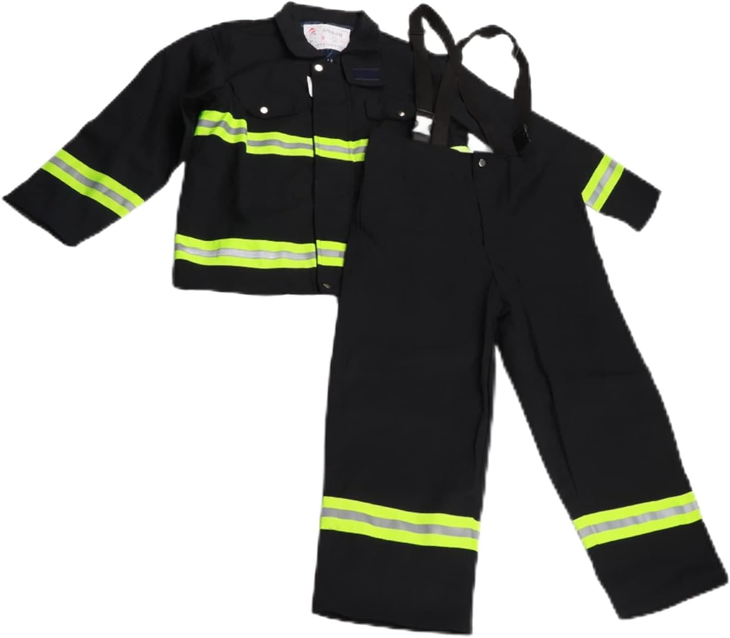 Feuerfestes Hemd, Dunkelblaue Feuerfeste Kleidung, Feuer- Und Hitzebeständige Schutzjacke Für Feuerwehrleute, Hose Und Jacke