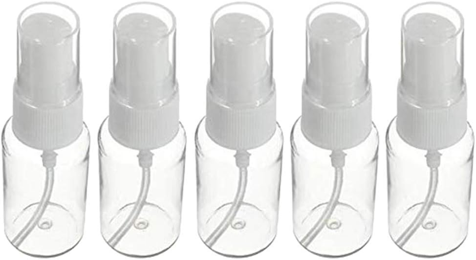 Stück Durchsichtige, Leere Parfüm-sprühflaschen Aus Kunststoff, Kleine Reiseflaschen Mit Feinem Sprühkopf, 20 Ml