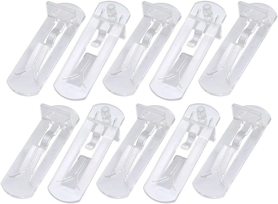 Stabile Kunststoff-regalhalterungsstifte, 6 X 2 Cm, 10er-packung
