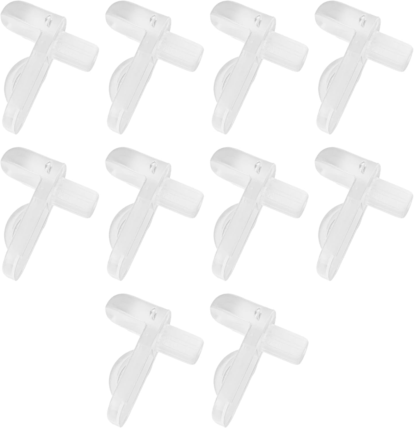 Packung Mit 10 Transparenten Regalträgerstiften 4,7 X 17,1 X 20 Mm, Kompatibel Mit Elddis La Bousole