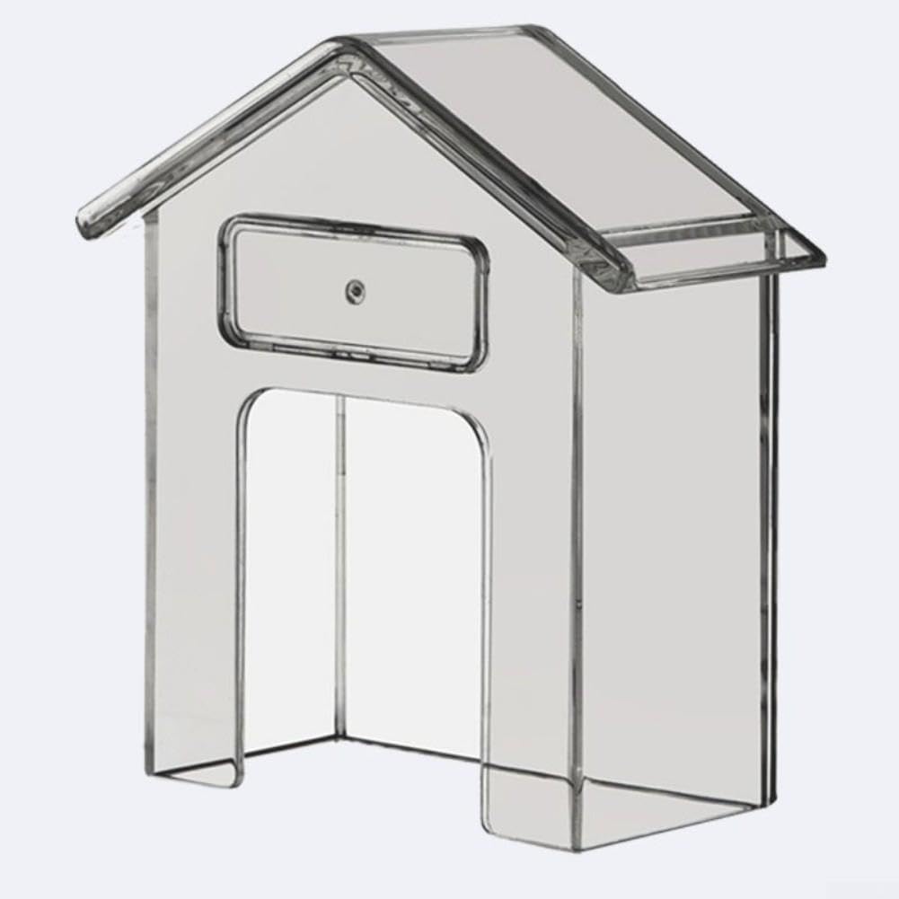 Wasserdichte Türklingelabdeckung, Transparentes Polycarbonat, 7,2 X 6,9 Cm