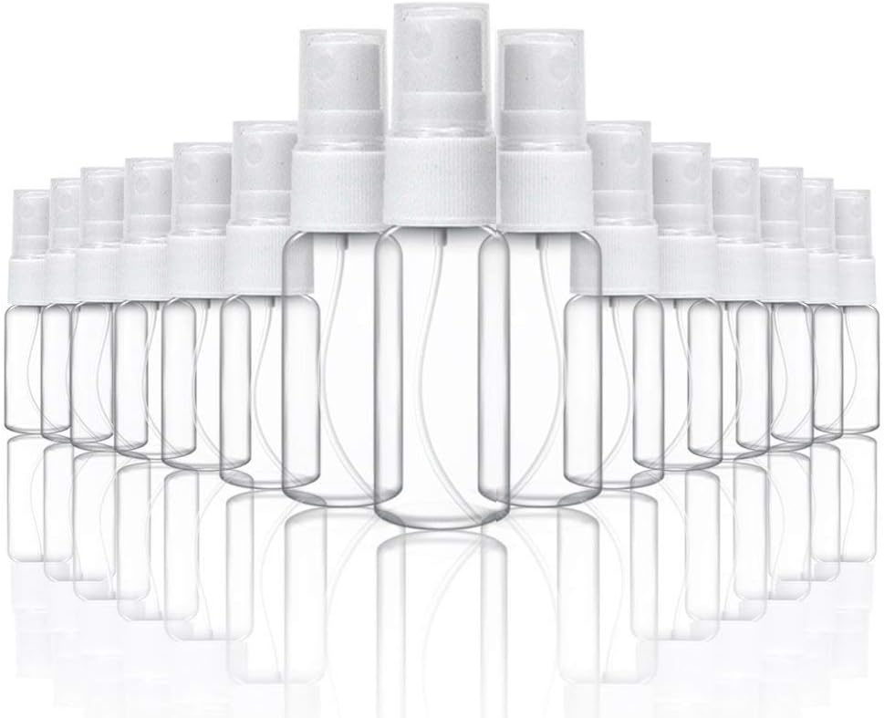 Dearborn Packung Mit 20 Mini-sprühflaschen Aus Kunststoff Für Ätherische Öle, Make-up Und Parfüm 10 Ml/20 Ml