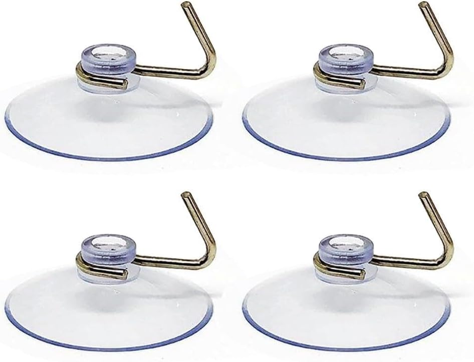 Set Mit 4 Robusten Saugnapfhaken, Kein Bohren Erforderlich, Für Bad Und Küche – Wiederverwendbarer, Transparenter Pvc-handtuchhalter Für Bademäntel, 3 Cm Glatte Oberfläche