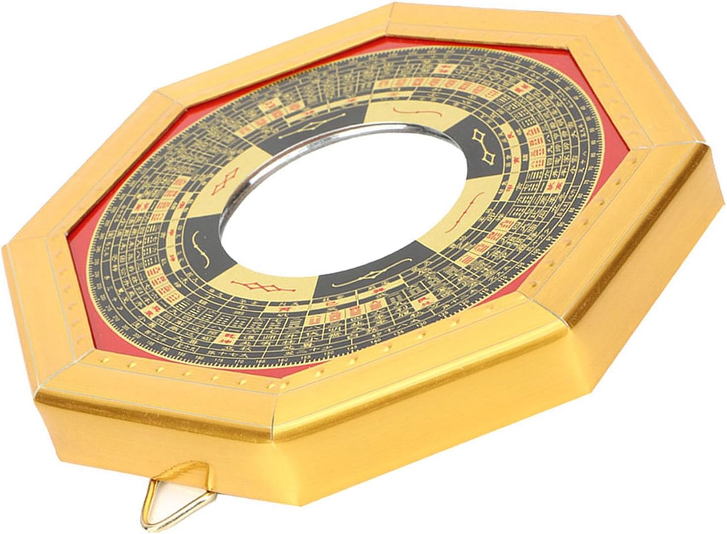 Chinesischer Feng Shui Konvexer Bagua Holzspiegel, 13,5 Cm, Hängender Außenspiegel Für Zuhause, Büro, Ladeneingang, Design Zur Anziehung Von Wohlstand, (spiegel)