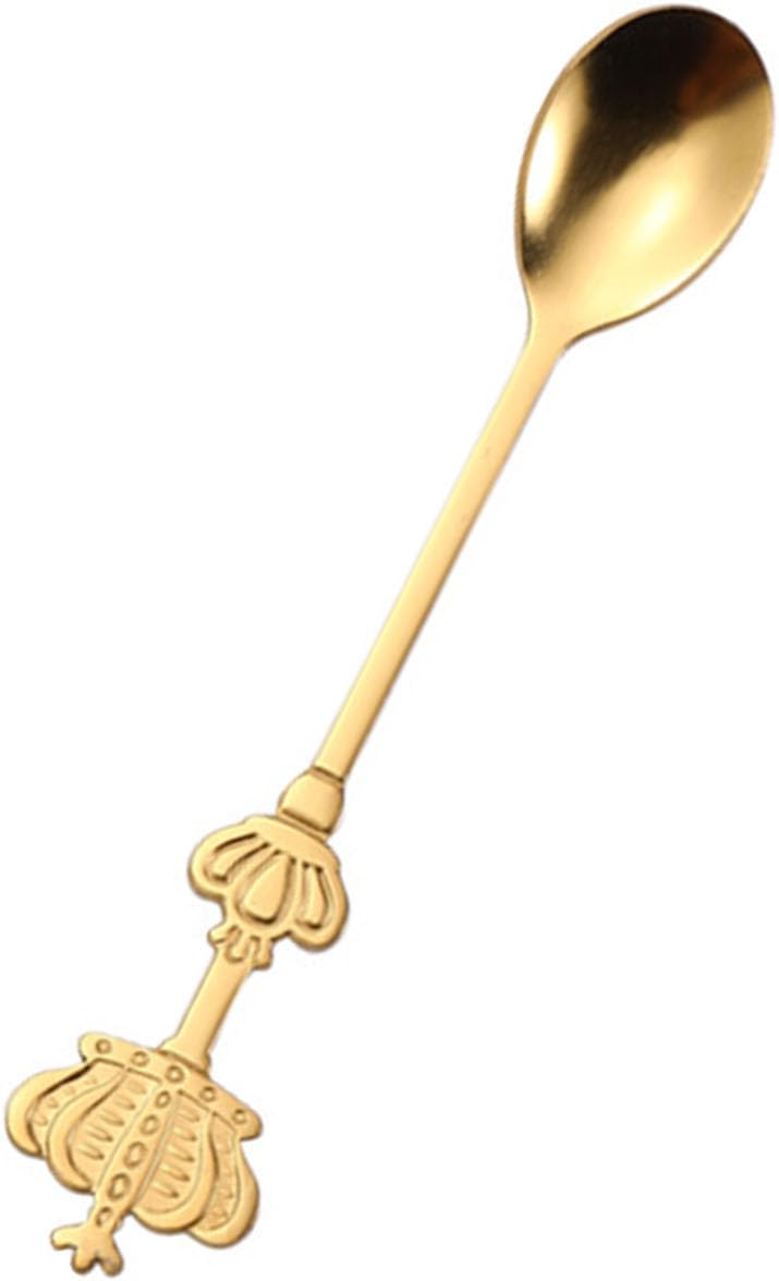 Kuchenlöffel Aus Goldfarbenem Edelstahl, 15 Cm, Für