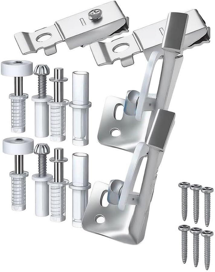 2er-pack Reparatursets Für Falttürbeschläge – Drehpunkt Und Führungsrolle Aus Edelstahl Für Falttüren Von Kleiderschränken, 2,2 Cm Schiene, Bis Zu 22,7 Kg