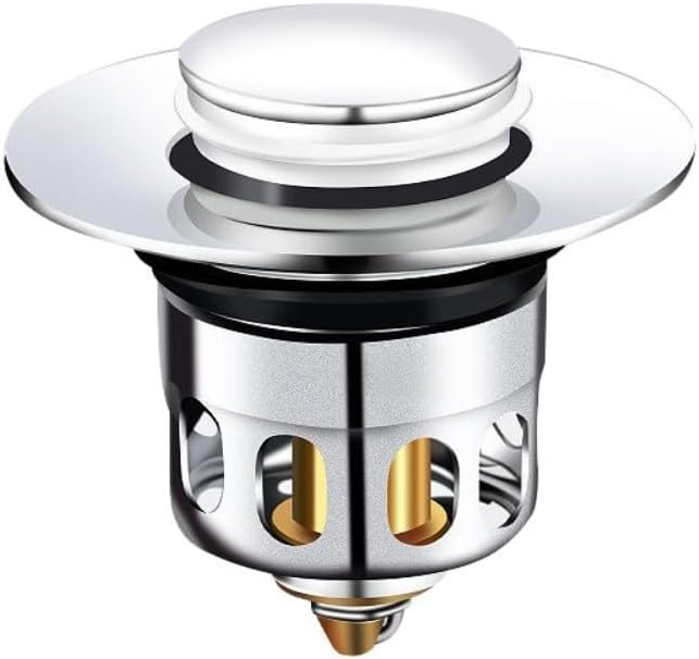 Universeller Edelstahl-spülbeckenablaufstopfen 12 Cm