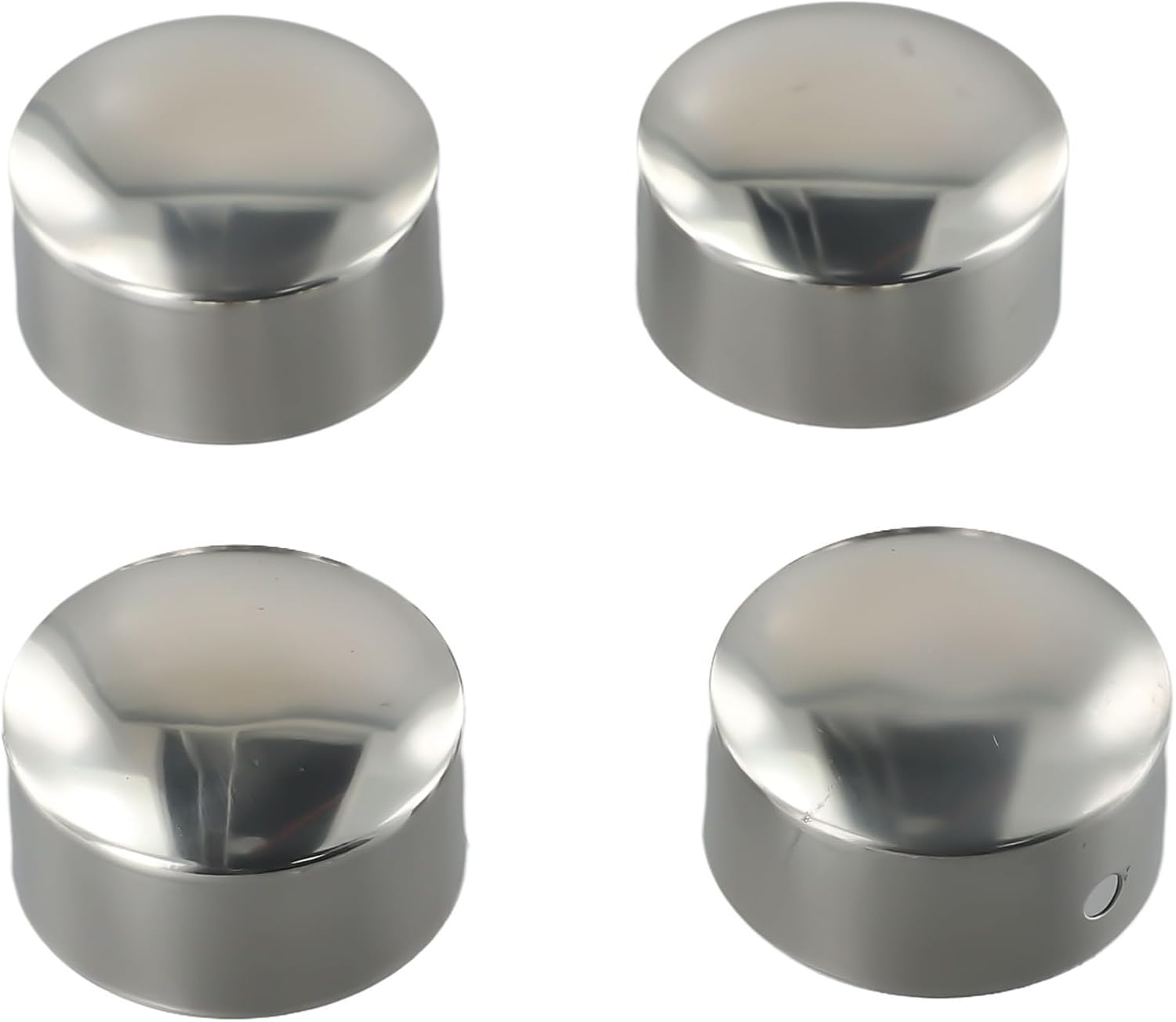 Set Mit 4 Treppengeländer-endkappen, 45 Mm – Runde Pvc-rohre Für Handläufe Und Balustraden – Silberne Rohrverbinder Für Die Dekoration Von Wohn- Und Büroräumen