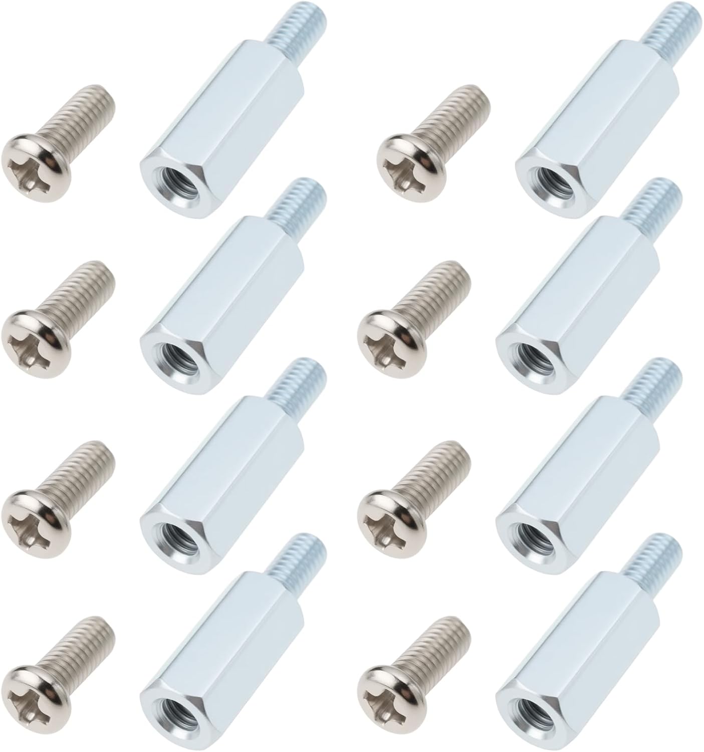 8 M4x15 Sechskantschrauben + 8 M4x10 Sechskantschrauben Für Vesa-halterung, Kompatibel Mit Samsung-bildschirmen