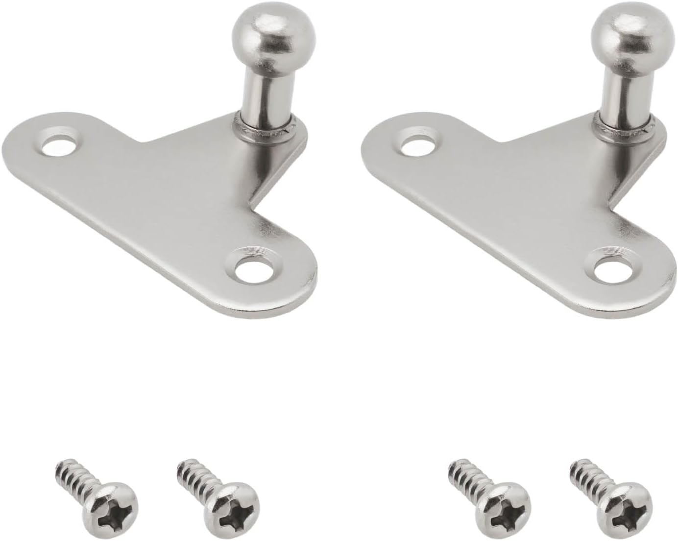 Satz Mit 2 Montagehalterungen Für Autogasfedern Mit Kugelkopf Für Mechanische Automatisierungsanlagen Und Möbel 45 X 14 X 18 Mm (rechte Seite)