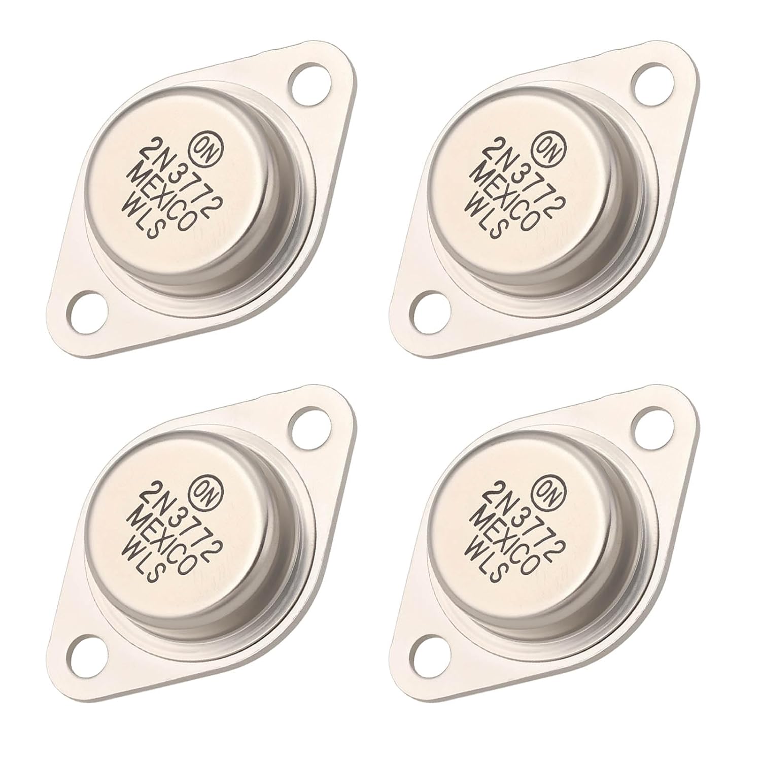Packung Mit 4 Hochleistungs-npn-schalttransistoren 2n3772 60v 20a Bis 3 Für Leistungsverstärker, Motorantriebe Und Leistungssteuerung