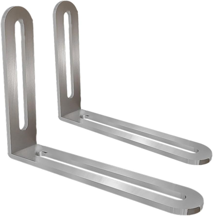 Set Mit 1 Edelstahl-eckwinkel, 3 Mm Dick, Sehr Stabil, Rechtwinklig, L-förmig, Für Holzmöbel, Regalträger, Silberfarbene Holzbefestigung (b)