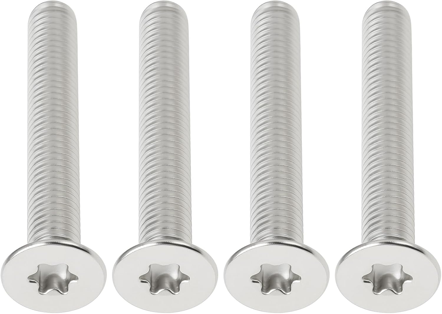 Satz Mit 4 M8 X 55 Mm Flachkopf-torx-türscharnierschrauben Für Die Vordertür, Kompatibel Mit Land Rover Defender 90/110 Td5 Tdci 1998-2016