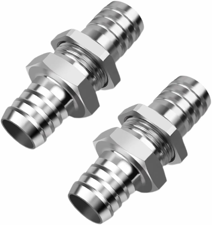 Set Mit 2 Robusten Haken Aus Edelstahl 304 (8 Mm–10 Mm Durchmesser) Für Wasserdichte Schottwände In Wohnmobilen, Booten Und Aquarien