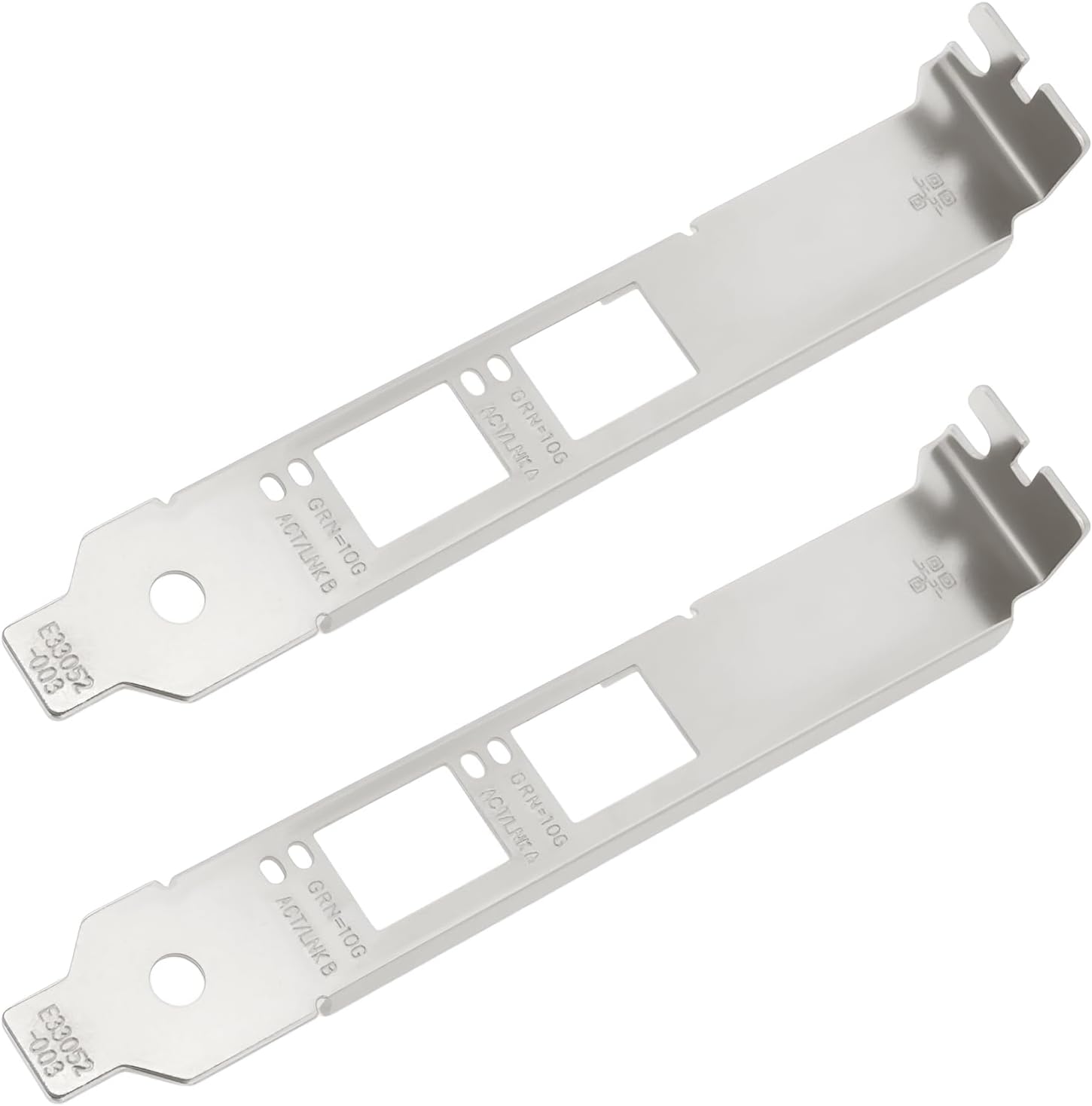 Packung Mit 2 Netzwerkkartenhalterungen In Voller Höhe, Kompatibel Mit Intel X520-da2 2 Sfp+ 10g