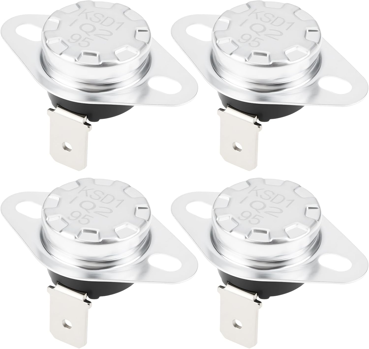 4-teiliges 95-grad-trocknerthermostat 302460660088, Kompatibel Mit Logik Lvd7w15 Und Lvd7w18