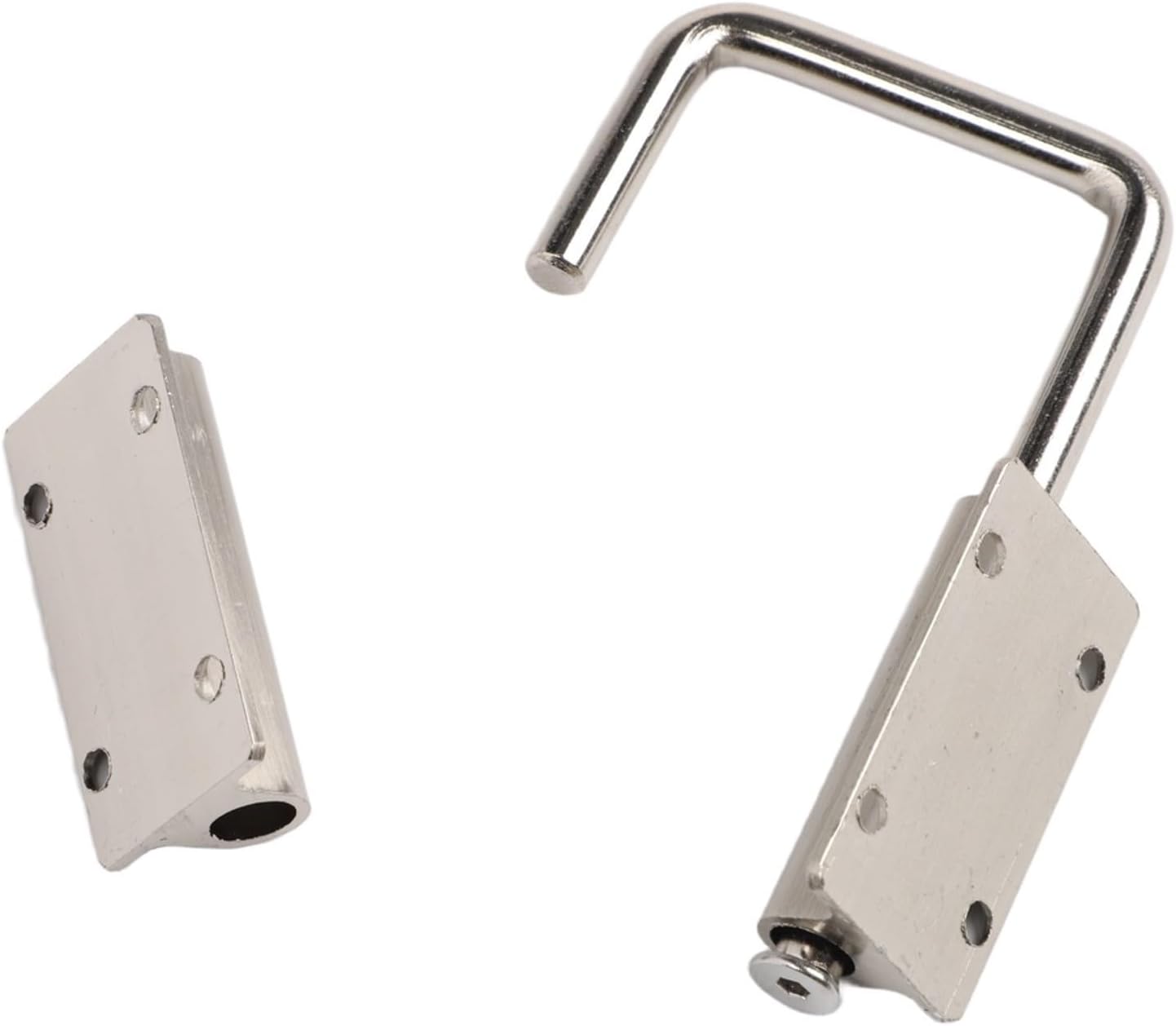 Verstellbarer Türriegel Aus Aluminiumlegierung Ohne Bohren (silber)