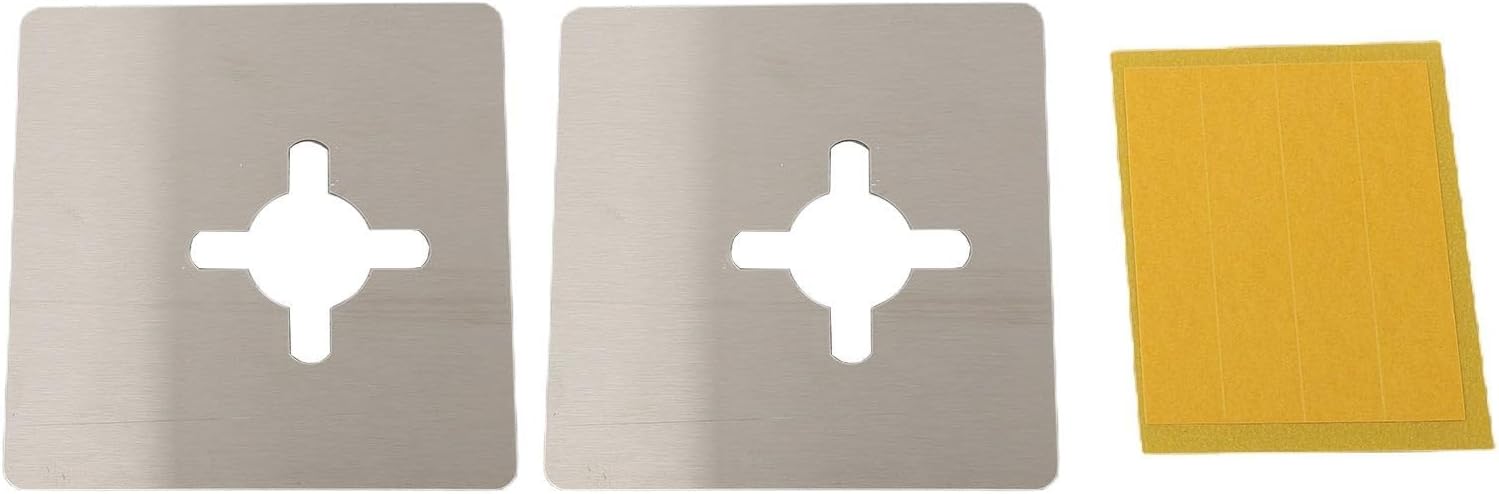 Set Mit 2 Türschloss-reparaturplatten Aus Edelstahl, 10,5