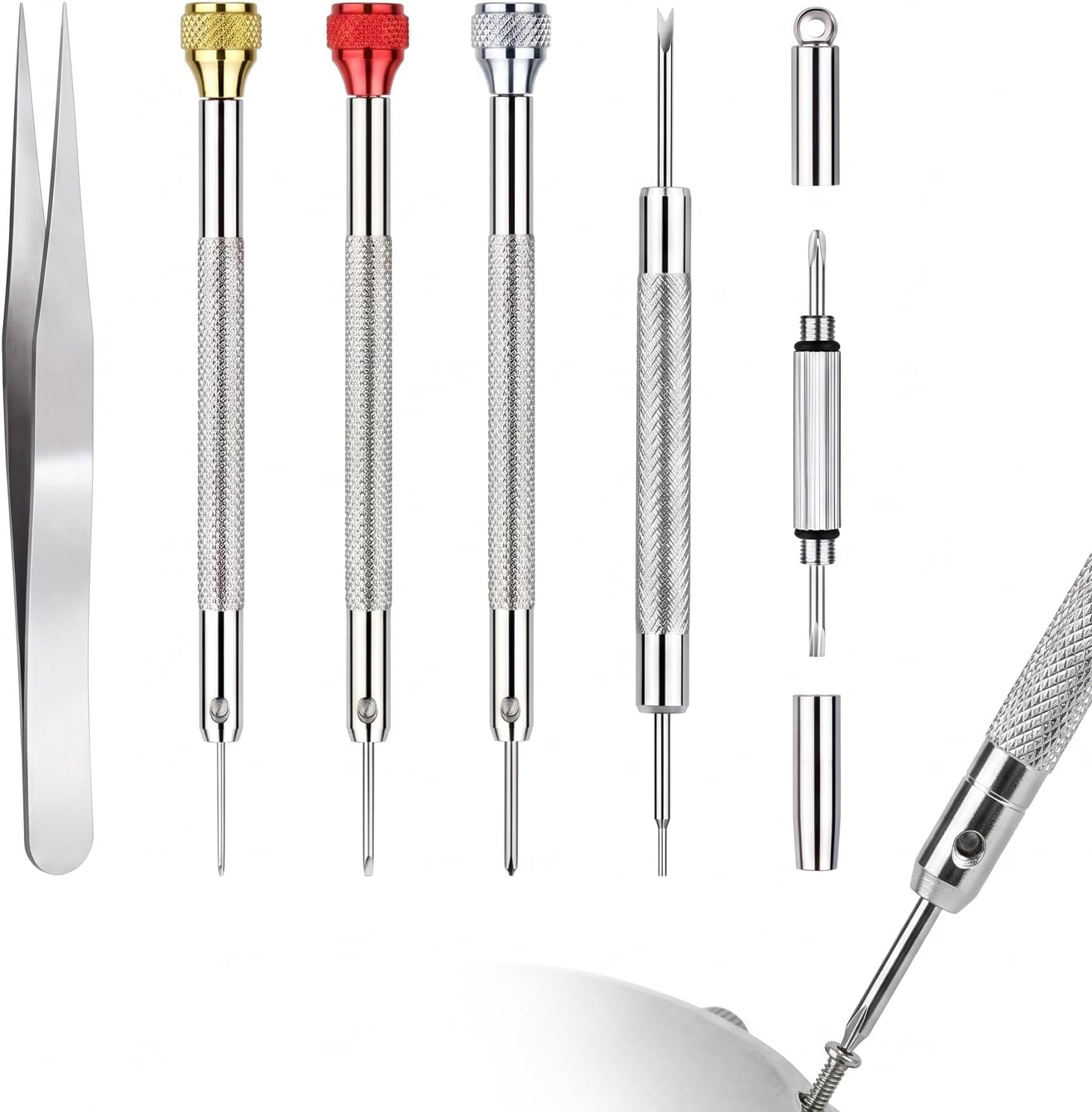 Optiker-schraubendreher-set, Präzisionswerkzeuge Für Uhren Und Elektronik, 6-teiliges Präzisionsschraubendreher-set Zur Reparatur Von Brillen, Uhren, Mobiltelefonen Und Schmuck, Geeignet Für Techniker