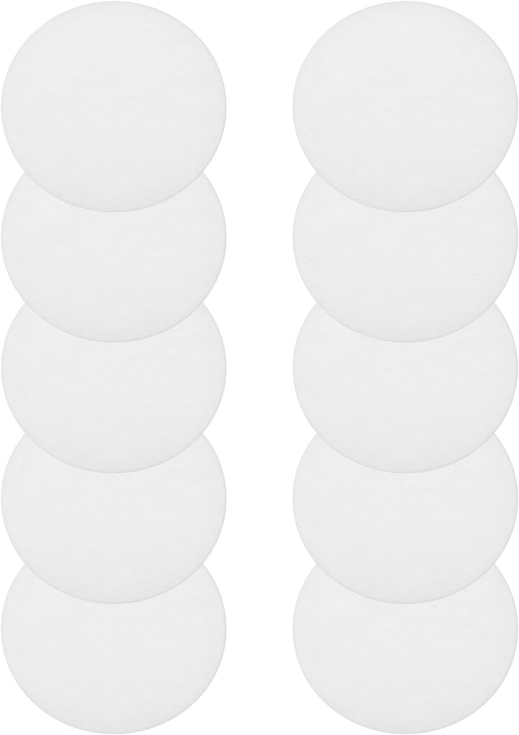 10 Stück Pp-baumwollfilterschwamm, Weiß, 67 X 2 Mm, Verstopfungsfrei, Ersatzfilter