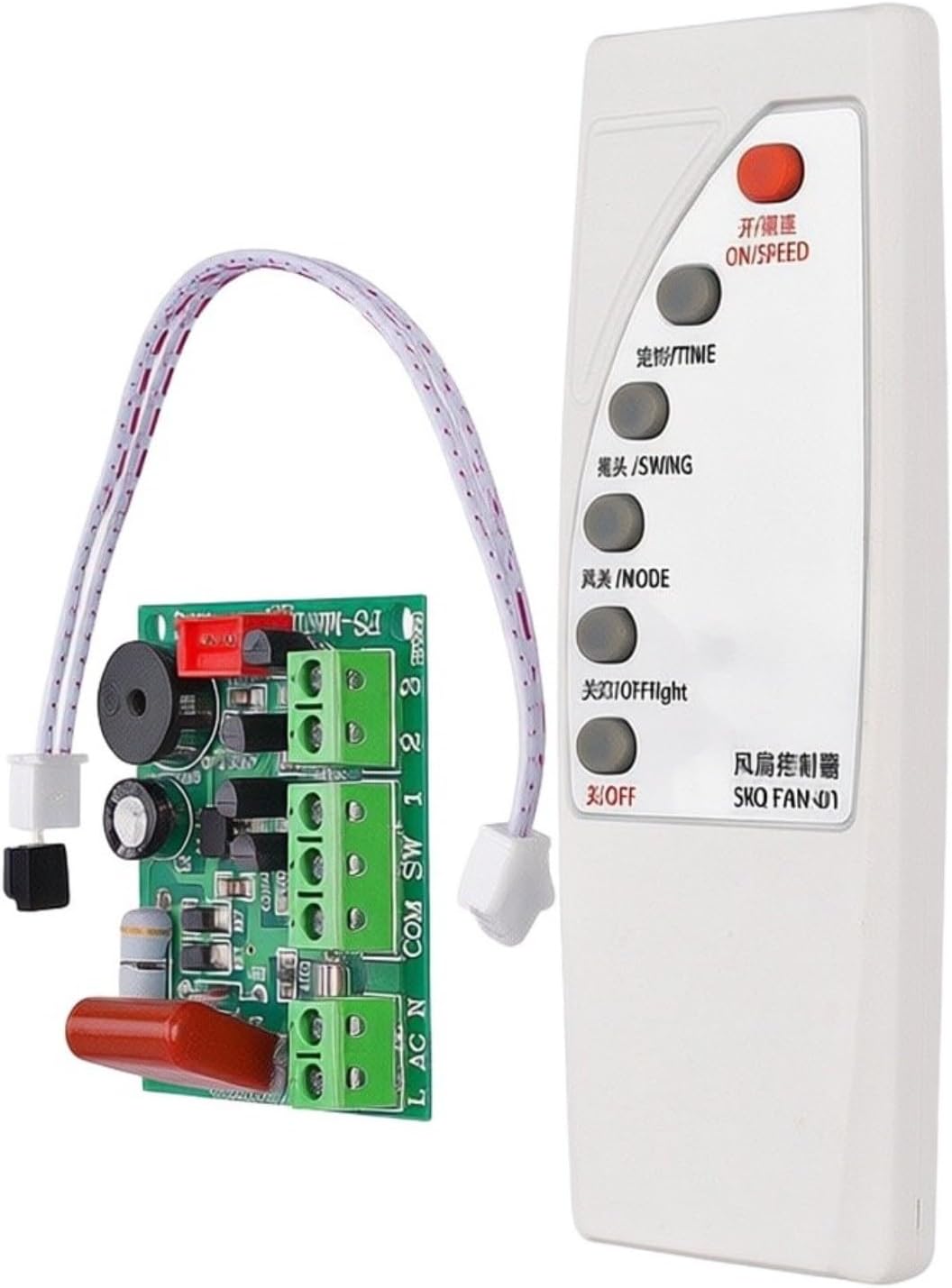 Alanmoship Ac 110-230v Fernbedienungsset Für Lüfter-motherboard