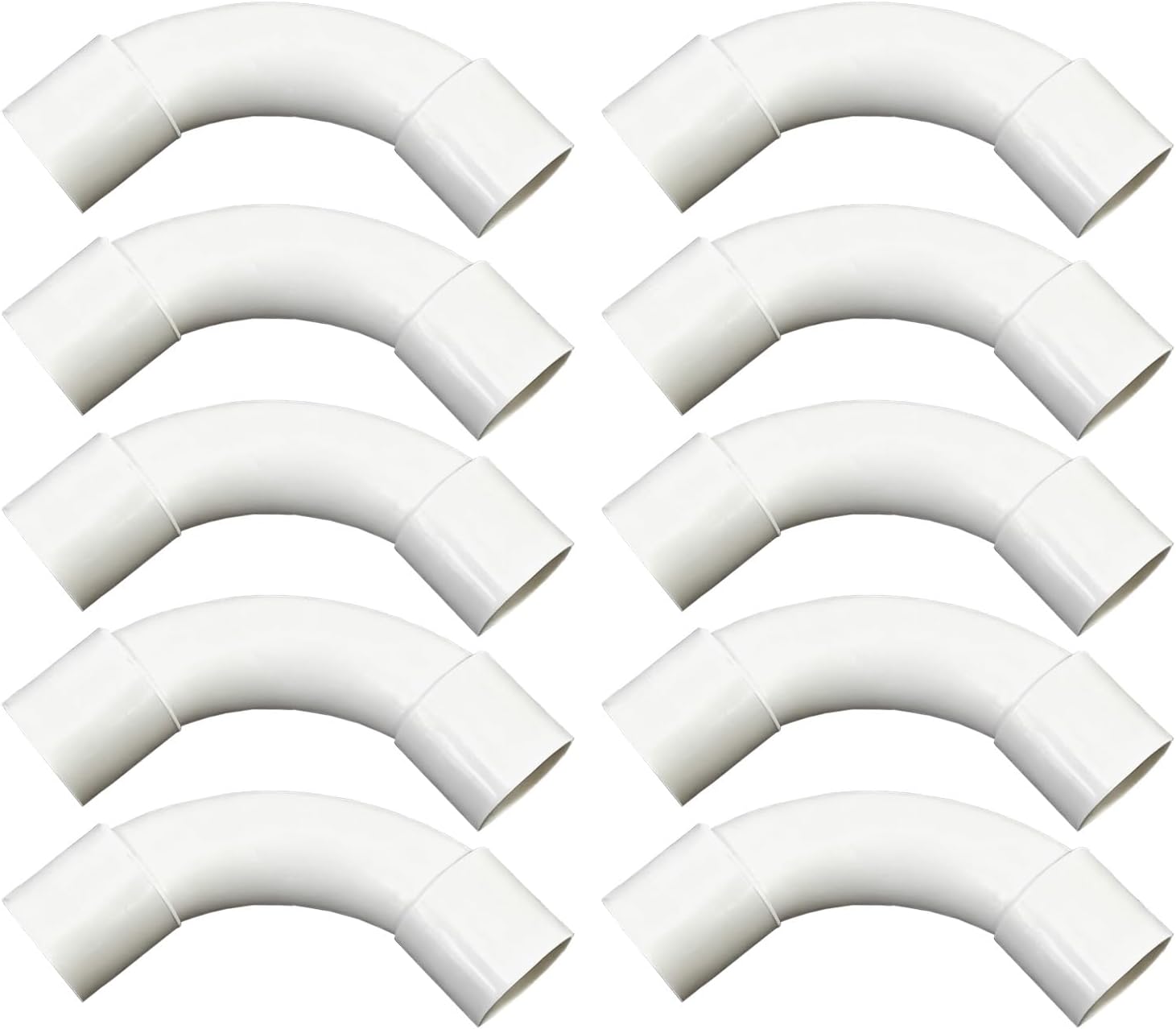 10 Stück 16 Mm Pvc-ummantelte Elektroinstallationsrohr-winkelstücke Für Isolierrohre, 90°-verbinder, Elektroinstallationsrohr-fitting, Kabelkanal-wandmontage