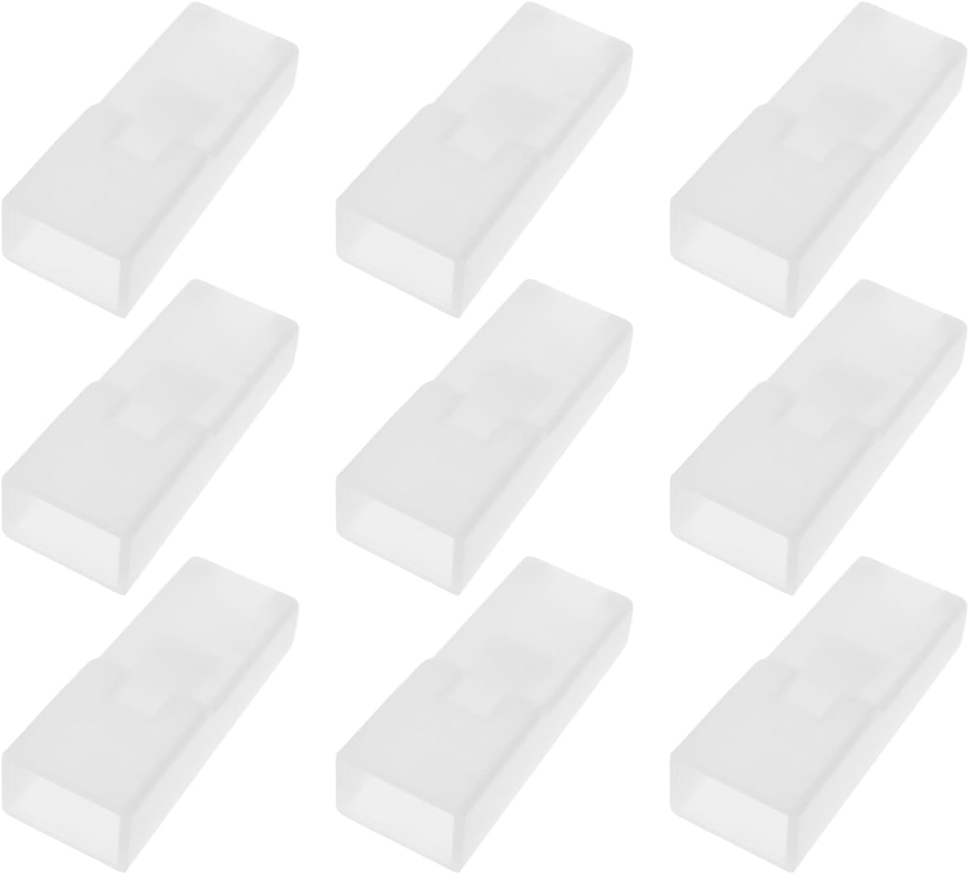 Packung Mit 50 Kabelschuhen (6,3 Mm) Für 6,3-mm-kabelstecker Mit Lasche – Weiß
