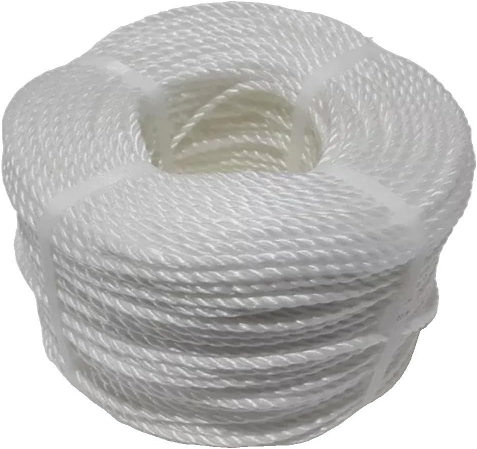 Starkes, 6 Mm Dickes, Gedrehtes Nylonseil, 30 M Lang, Zum Segeln