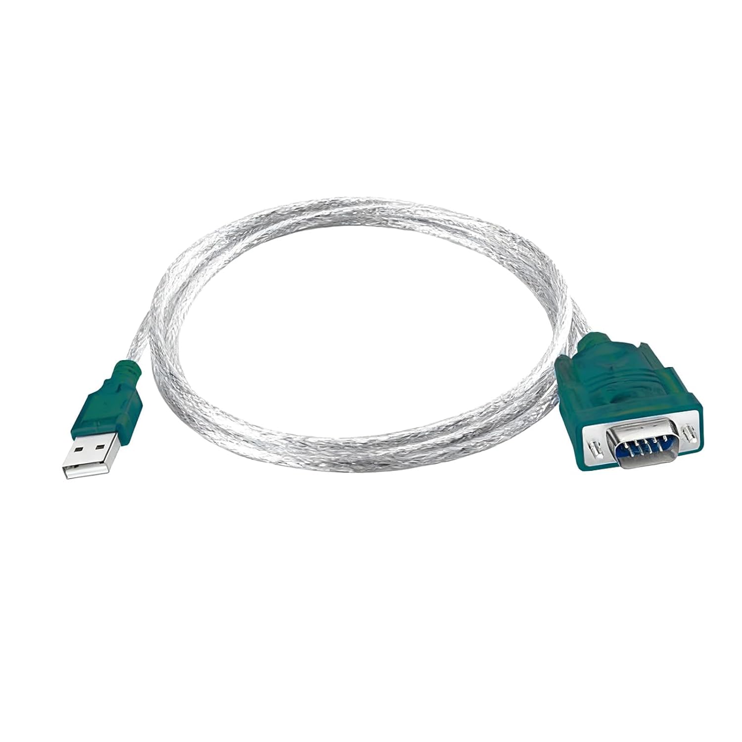 Usb-zu-rs232-seriell-adapter (0,8 M), Stecker-konverter, Neunpoliges Serielles Verbindungskabel Für Win98/98se/me/2000/windows Xp/win7 32/mac Os8.6/vista/win8 Chipsatz (db9ch340)