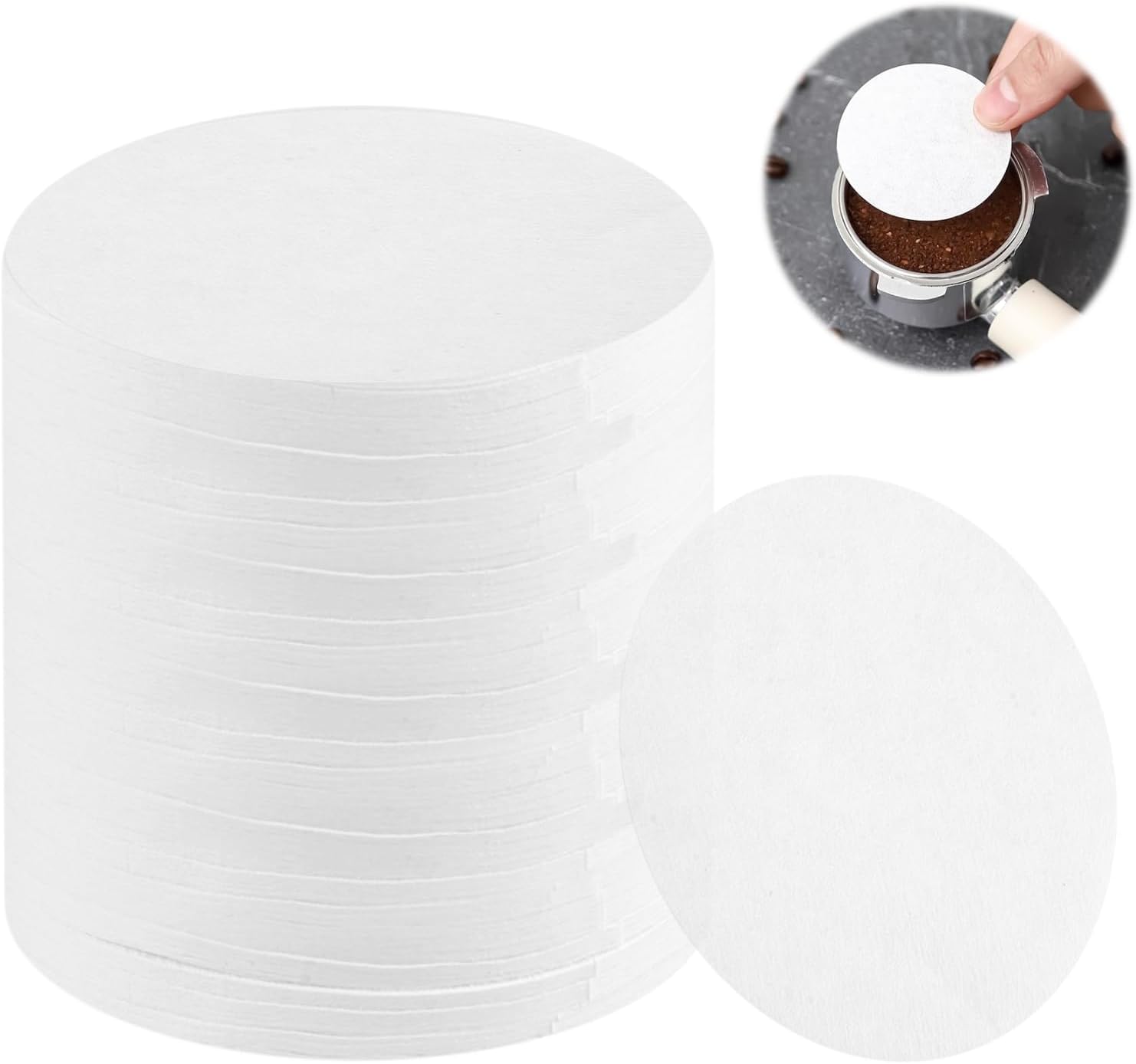 300 Stück 53-mm-espressopapierfilter