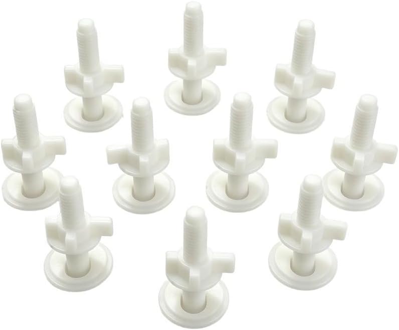 Packung Mit 10 Rostfreien Kunststoff-wc-sitzschrauben