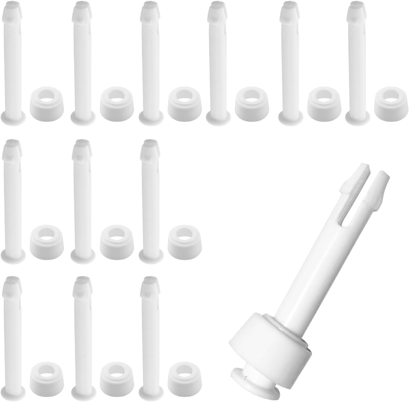 12 Stück Kunststoff-verbindungsstifte Und Dichtungen Für Schwimmbecken (6 Cm)