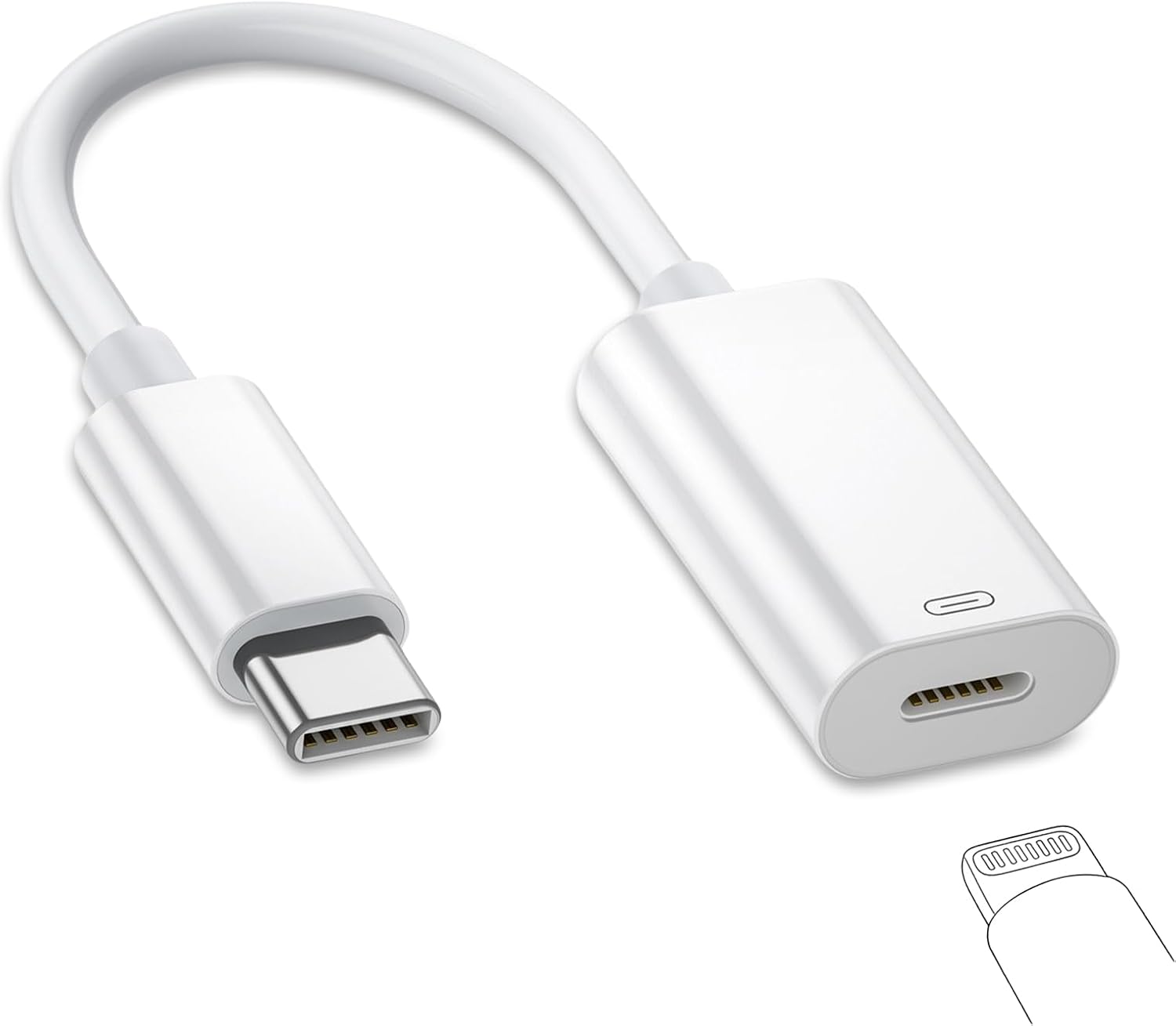 Universeller Usb-c-auf-usb-l-adapter, 3-in-1, Usb-c-auf-usb-l-adapter, Universaladapter Für Iphone 16, 15 Pro Max Plus, Ipad Air/pro/mini, Samsung Galaxy S24, S23, Pixel