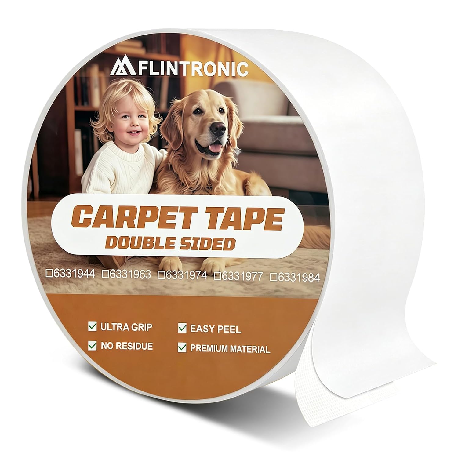 Doppelseitiges Teppichklebeband, 50 Mm X 10 M, Rutschfest Und Extra Stark Klebend, Für Festen Halt Von Teppichen, Rückstandsfrei, Für Große Flächen Auf Teppich, Parkett Und Beton