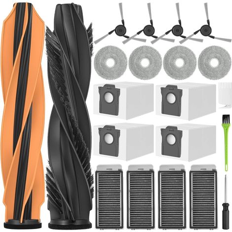 Neptune – Zubehör Für Den Dreame X50 Ultra Staubsauger – Set Bestehend Aus 2 Hauptbürsten, 4 Staubbeuteln, 4 Filtern Und 4 Tüchern – Kompatibel Mit L40s Pro Ultra