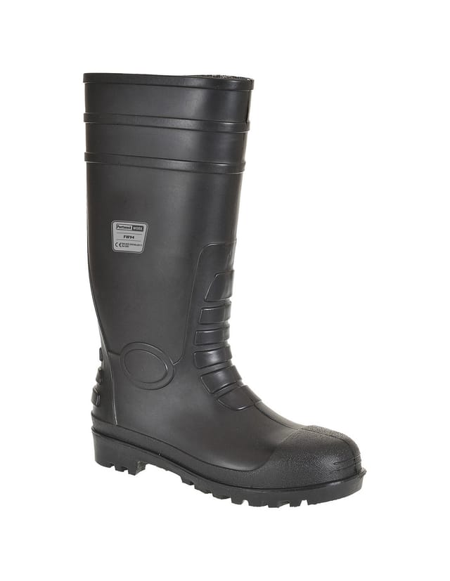 Sicherheitsstiefel Wellington S4 Schwarz 45