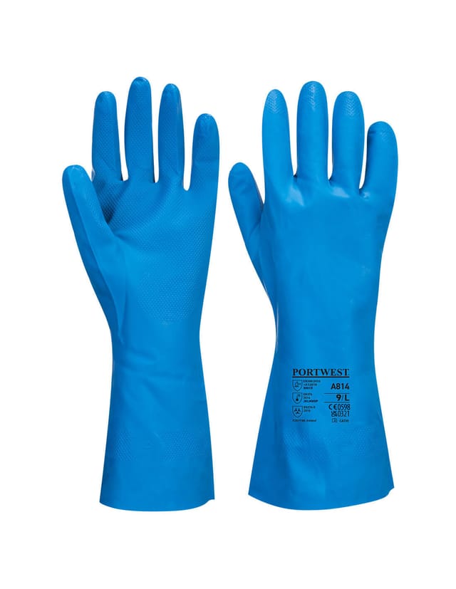 Gant Nitril Lebensmittelkontakt Farbe: Blau Größe M - Portwest