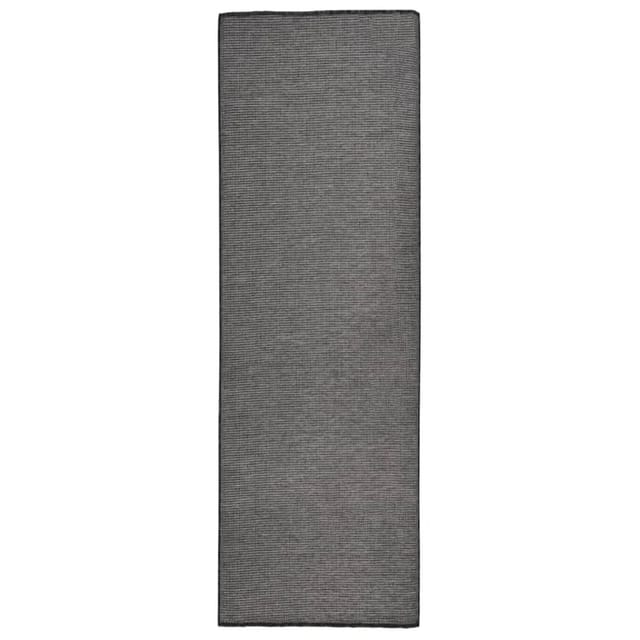 Outdoor-teppich Flachgewebe 80x250 Cm Grau Vidaxl