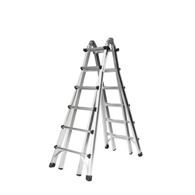 Günzburger Steigtechnik Teleskopleiter 4tlg. Ohne Traverse 4 X 6 Sprossen - 032019