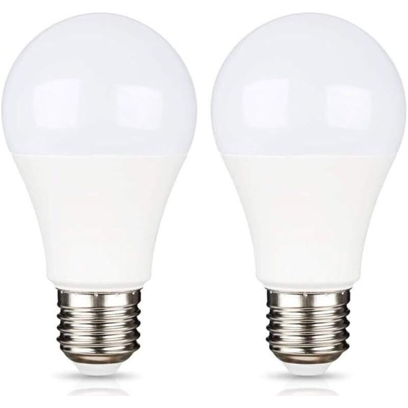 2er-pack E27 9w 12v/24v Ac/dc Led-lampen, Kaltweiß 6500k, Entspricht 75w, Für Solaranlagen, Camping, Garage, Garten, Nicht Dimmbar